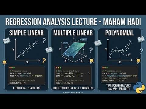 Linear, Multiple, and Polynomial Regression in Python PART 2 Machine Learning#viral #study #students