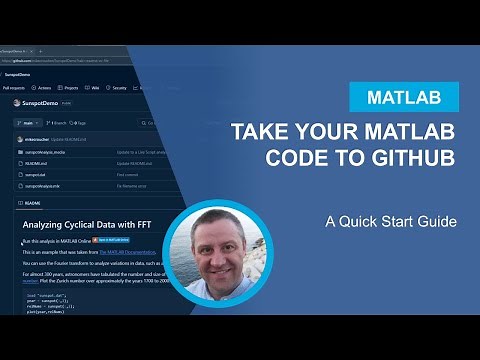 Take Your MATLAB Code to GitHub