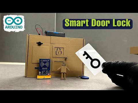 Simple Smart Door Lock System with Arduino and RFID
