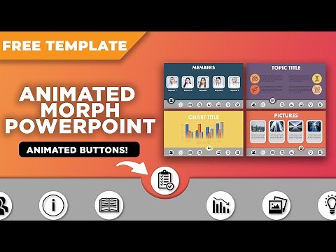 How to Make Simple Morph Animated PowerPoint [ FREE TEMPLATE ]