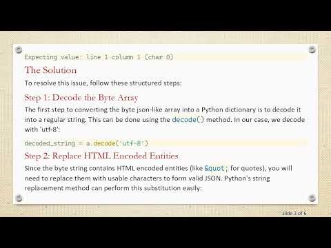 Converting a byte json-like array to a Python Dict