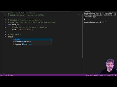 main function Python