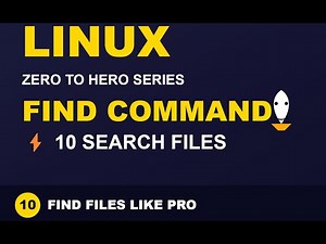 Linux Find Command: 10 Essential Search File Examples | Zero to Hero #linux_thinker [#hindi]