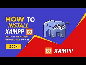 Installing XAMPP and PHP MyAdmin on Windows 10 and 11 (2024) | Easy Step-by-Step Video for Beginners