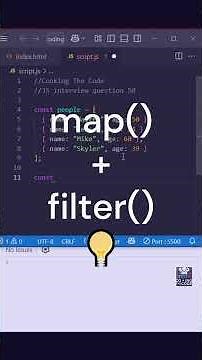 JS Interview Q50 : Filtered Names Only! #es6 #interviewquestions #frontendinterview #devshorts