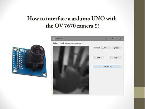 How to connect OV7670 camera with arduino