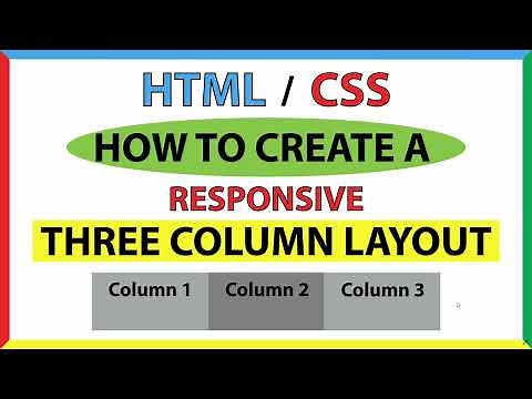 How to Create a Responsive 3-Column Layout in HTML5 & CSS3 – Easy Web Design Tutorial