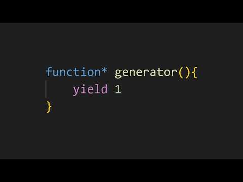 Generators In JS