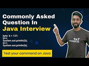 Commonly Asked Question in Java Interview | Java Tutorial for Beginners