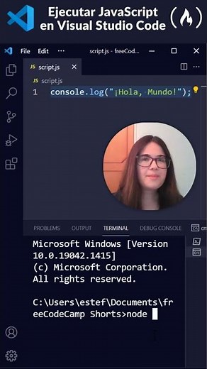 💻 How to Run JavaScript in Visual Studio Code #Shorts