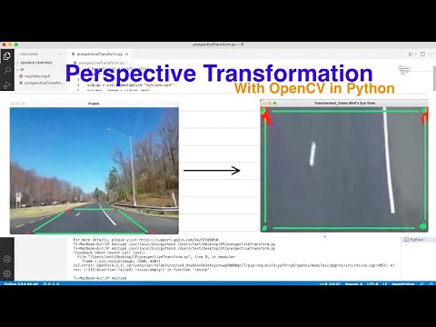 Perspective Transformation | OpenCV in Python | Image Processing
