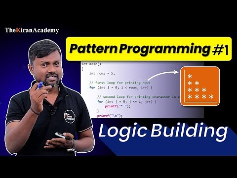 🚷STUCK On Pattern Programming? | ⭐STAR Pattern Program #1 | Logic Building