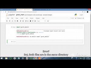 How to import Python modules in Jupyter Notebook