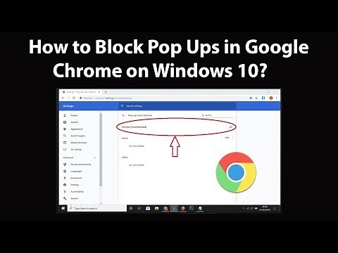 How to Block Pop Ups in Google Chrome on Windows 10?