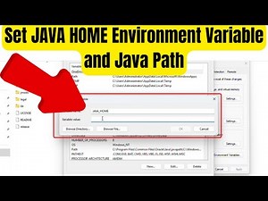 How to Set JAVA HOME Environment Variable and Java Path on Windows 11
