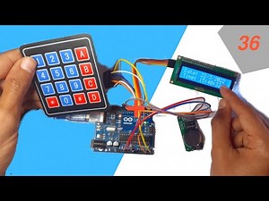 Arduino Tutorial 36- Control a Clock using the Keypad matrix