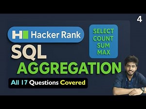 4) SQL | Hackerrank sql questions | sql tutorial | sql full course | sql tutorial for beginners