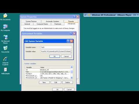 Setting Path and Classpath for Java in Windows XP