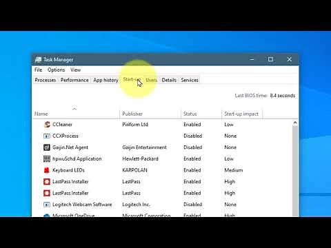 How to stop a program from running at start-up in Windows 10
