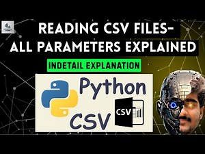 Tutorial-10:How to work with CSV files? | Machine Learning