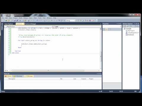 Visual Basic Tutorial 14 - Arrays