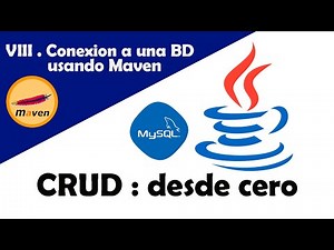 Curso de Java y MySQL #8 II Conexión entre Java y MySQL usando maven