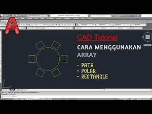 Autocad Tutorial - Correct Use of Array Commands