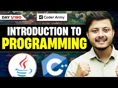 Lecture 01: Introduction To Programming for Beginners