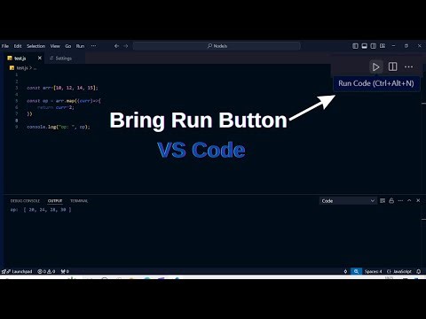 How to bring Code Runner button vs code ✔