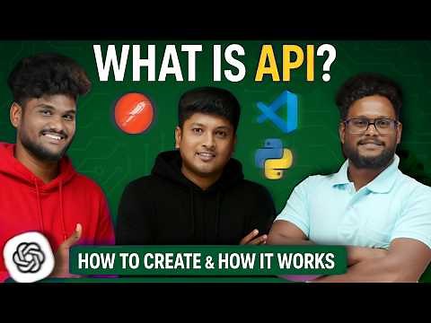 🤔 API Explained in Tamil | Build Your API in 10 Mins! 🔥‪@TheAIDude-Tamil‬ ‪@AI_with_Thiru‬