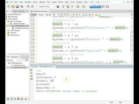 04. Expression and Math Operators