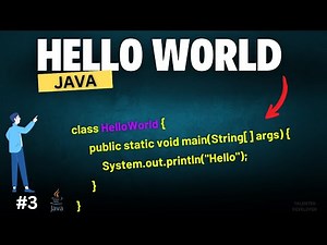 Java Tutorial: Creating Your First Hello World Program | Chapter-3 | Java Tutorial For Beginners