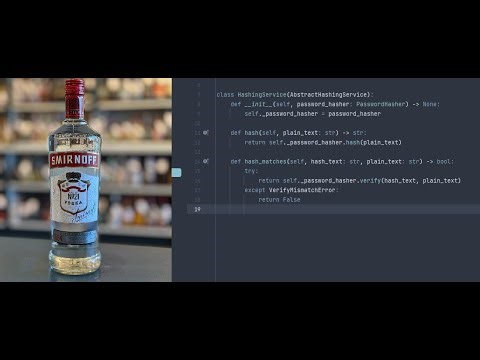 Refactoring Python code drinking Alcohol
