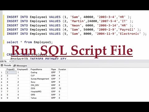 How to Run SQL Script File in SQL Server