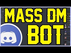 How To Make Your Own Mass DM Bot! (Python) (OUTDATED)