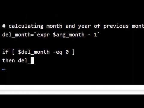 Unix Shell Scripting for beginners | Delete files older than a month