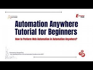 9: How to Perform Web Automation in Automation Anywhere? | Browser Automation Tutorial for Beginners