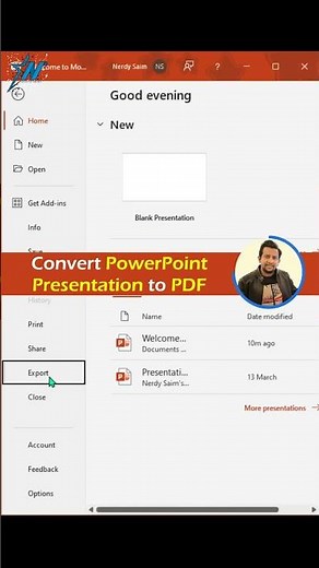 Convert PowerPoint to PDF Without Losing Quality 💯| PowertPoint Tips and Tricks #shorts
