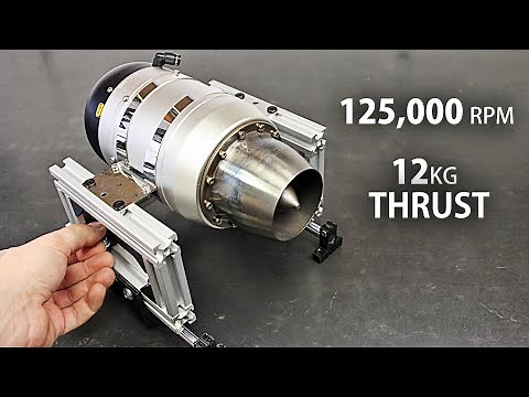 RC Jet Engine Thrust Test