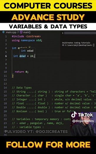 Tagalog Coding Tutorial for Beginners | Dojicreates