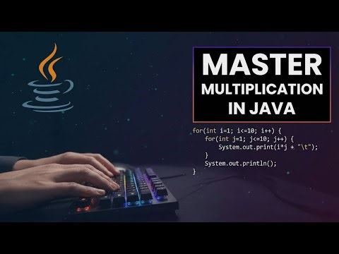 Java Program to Print Multiplication Table
