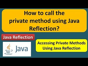 How to call the private method using Java Reflection? | Reflection in java