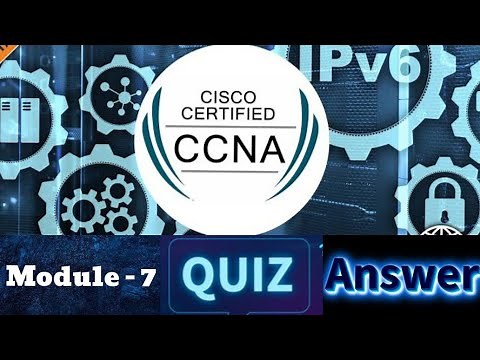 Cisco CCNA (Introduction to Networks) - Module 7 Quiz Answers