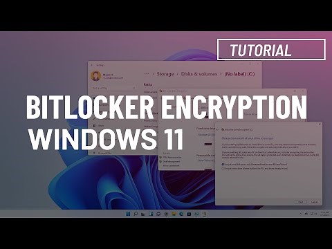 Windows 11: Enable BitLocker drive encryption