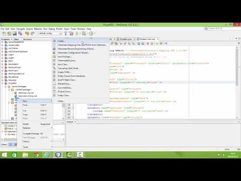 Hibernate with NetBeans