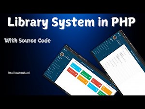 Library Management System in PHP || PHP Project With Source Code ||