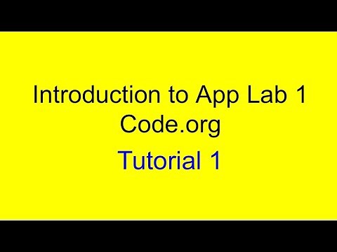 Introduction to App lab I Code.org I Tutorial-1