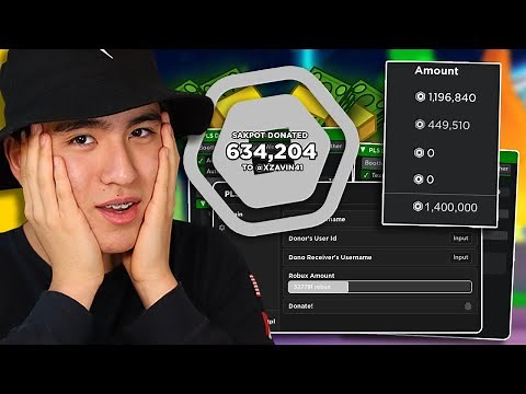 INFINITE ROBUX! Pls Donate Exploit Script GUI **Hack Method**