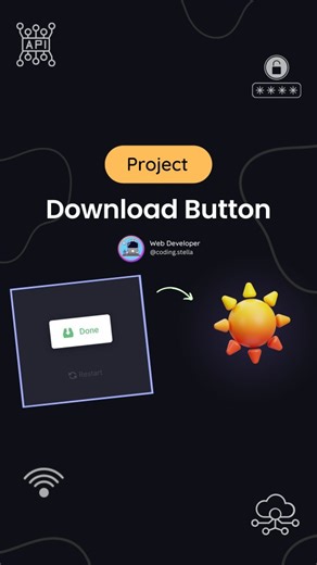 Stella • Coding • HTML • CSS • JAVASCRIPT on Instagram: "Download Button Animation Using HTML CSS 👽💣 Cool Next Level Pop Download 🤯😬 💬 Comment "button" in source code [for my followers] 👩‍💻 Code credits goes to real owner [DM] !! FOLLOW US TO LEARN CODING !! Follow for more @coding.stella 💙 Tags Your Friends 😉 Don't forget Like ♥️ and share 💬 Save for future references 📖 If you found this content useful, please tap the ♥️ icon and give me a follow. I would greatly appreciate it. Also,