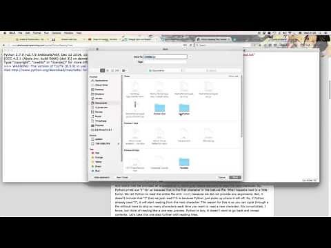 Python: Reading from external txt file